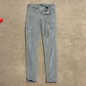 Light grey jeans, American Eagle, size 0